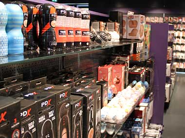 Erotiksortiment im Store Saarbrücken