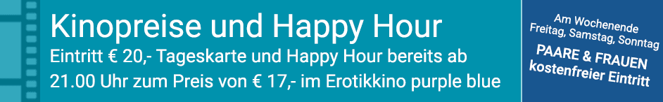 Preise im Erotikkino purple blue Saarbrücken
