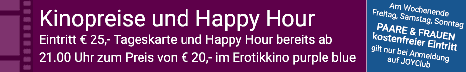 Preise im Erotikkino purple blue Mainaschaff