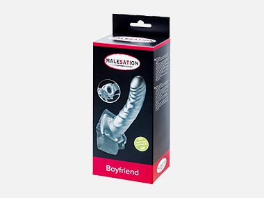 Dildo Malesation Boyfriend im Sexshop 18plus