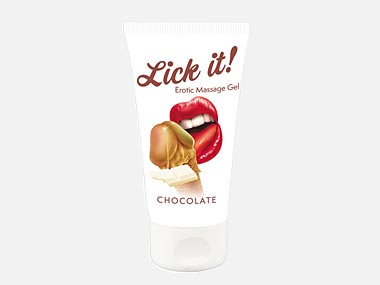 Massageöl Chocolate Lick it im Sexshop 18plus