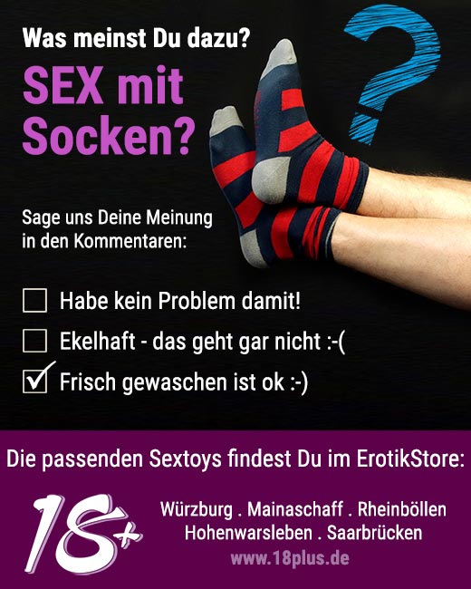 Social Media Was meinst Du dazu - Sex mit Socken