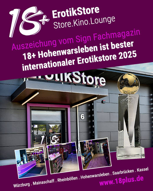 Social Media 18plus ErotikStore Auszeichnung Hohenwarsleben